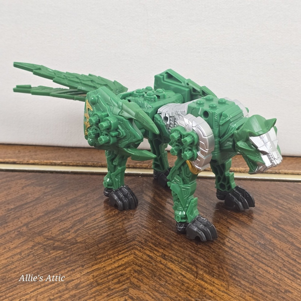 Bandai Power Rangers Dino Fury Green Toy Tiger Claw Zord Figure